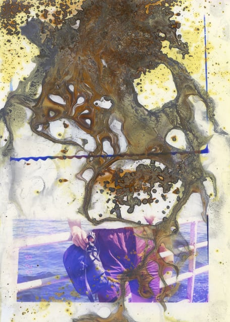 Untitled XIII, (Lunar Caustic) C Type, Acid, Silver Nitrate, 2014, 220 mm x 151 mm