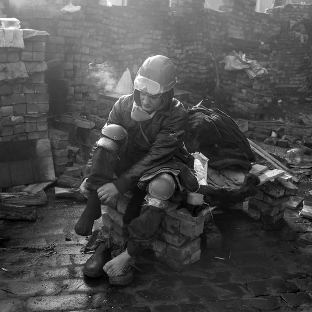 Ukraine Revolution, Kiev, February 2014 © Alfred Yaghobzadeh