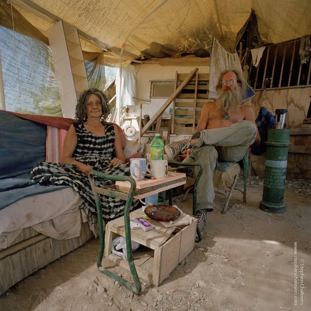 Elizabeth Bunnell (61) + Dave Huntington (45), from the series, Transience © Stephen Chalmers