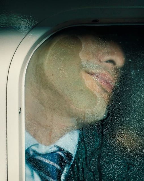 From the book and series, "Tokyo Compression" © Michael Wolf