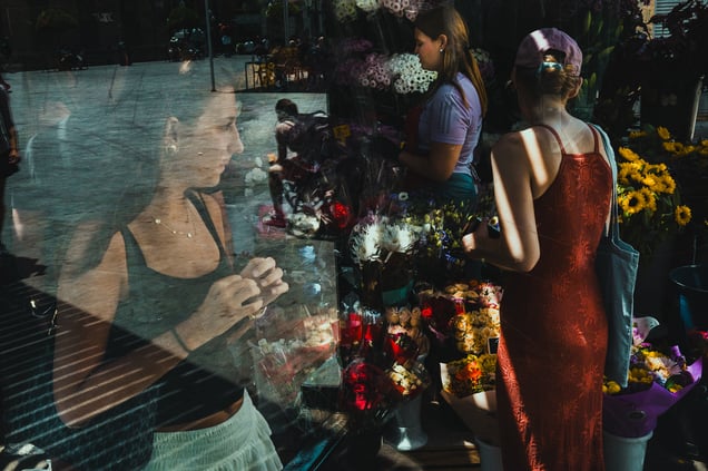 Flower seller, Alicante, 2026