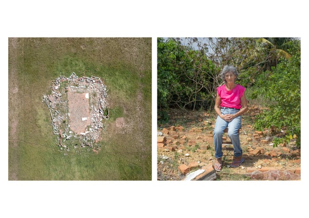 Ms. Ana in her home 10 years after her forced removal.