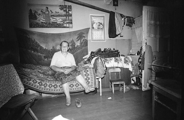 Zofia Rydet, Sociological Record, Bialy Dunajec, 1985. People in Interiors cycle © Zofia Augustynska-Martyniak