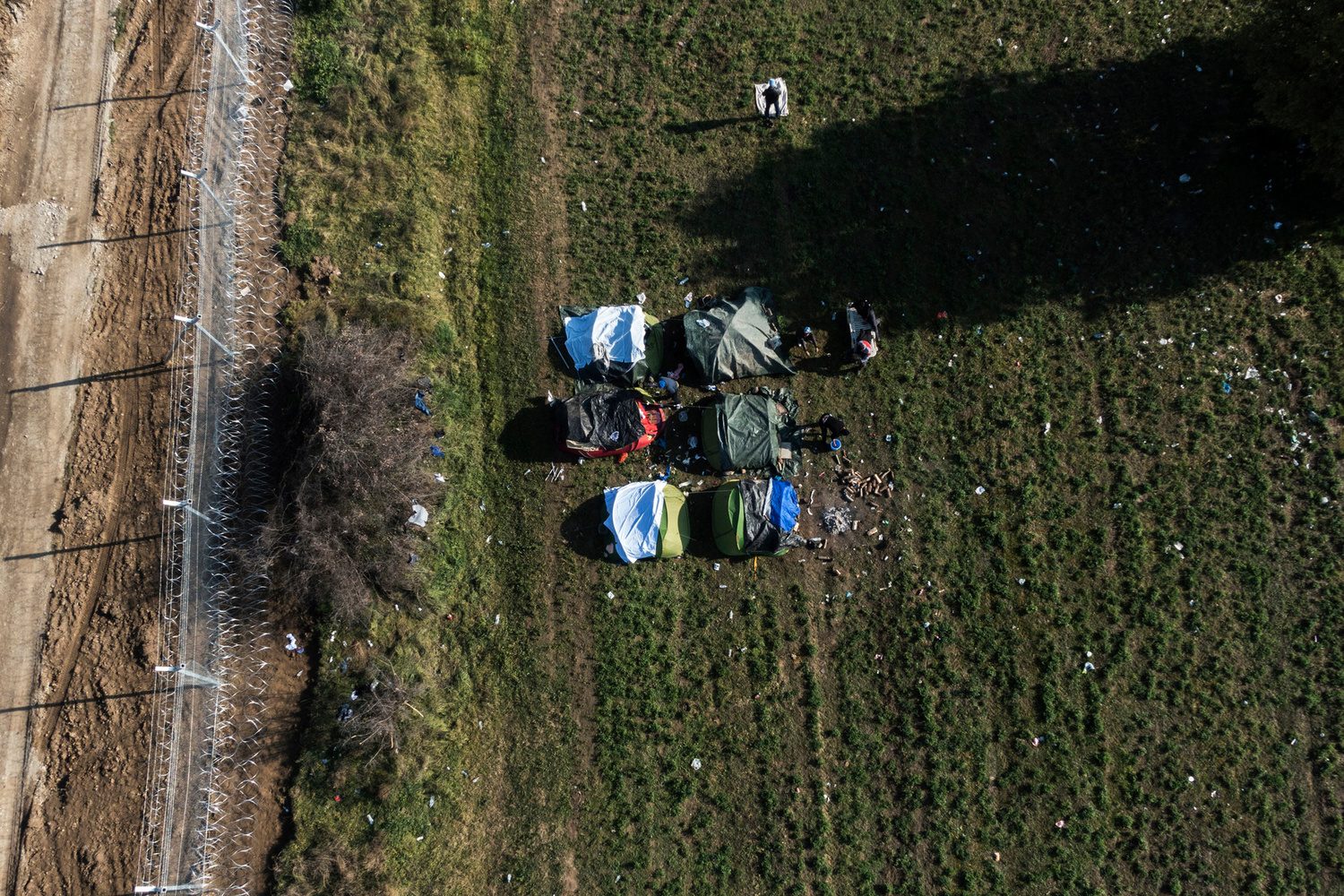 Europe's New Borders, From Above - Photographs and text by Rasmus