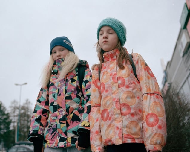 On a school road. From the exhibition "Kainuu" © Maria Gallen-Kallela