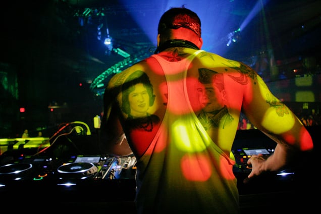 DJ at Black Party