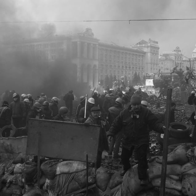 Ukraine Revolution, Kiev, February 2014 © Alfred Yaghobzadeh