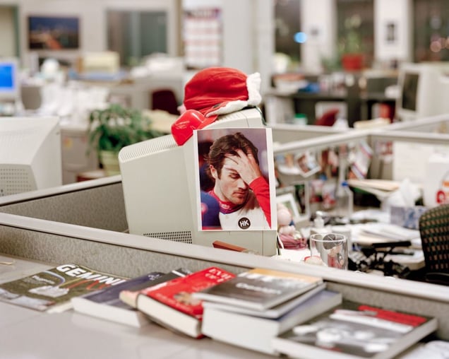 City Reporter’s Desk, 9:18pm, 2011 © Will Steacy