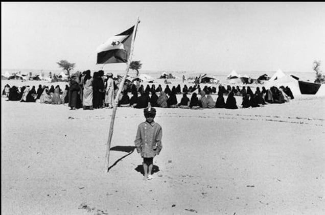 The Western Sahara. Child of the Polisario Front. 1976. From the book "War Photographer: Between Shadow and Light" © Christine Spengler