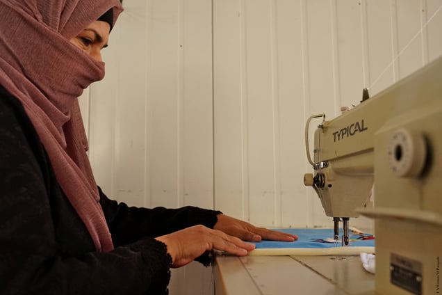 Documentation of a sewing workshop, 4