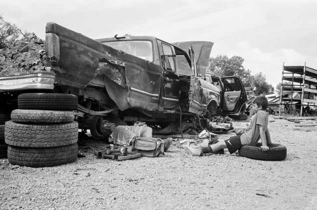 Kaiden at JB Salvage, 2025.
