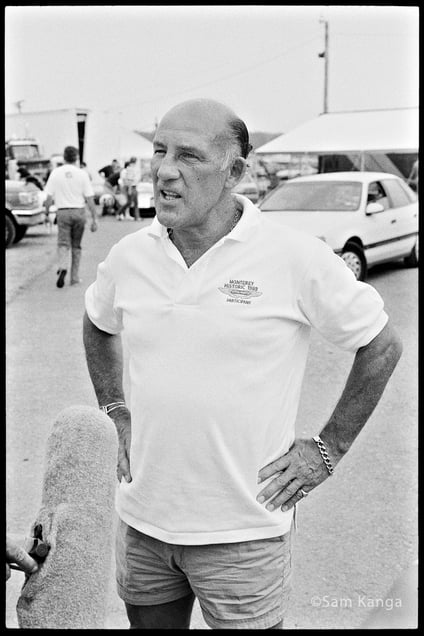 Stirling Moss, Watkins Glen, New York, 1989