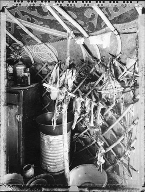 Dried Mutton (Nomadic Mongolia #49), 2004. © Elaine Ling