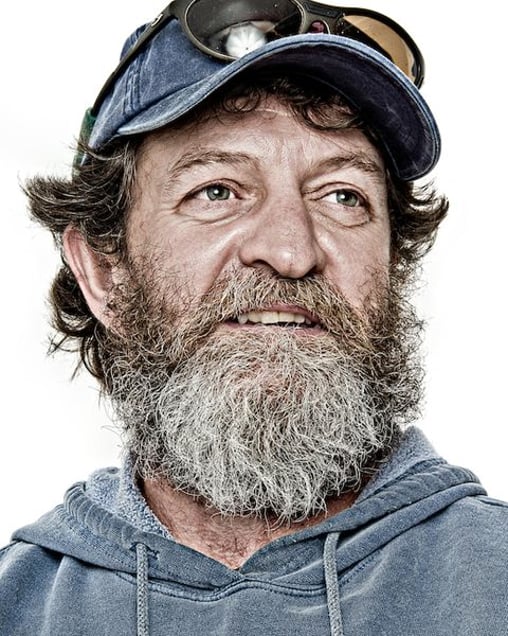 Dave C., construction worker. From the Series "Everyone My Brother Knows in Girdwood, Alaska" © Laura Domela