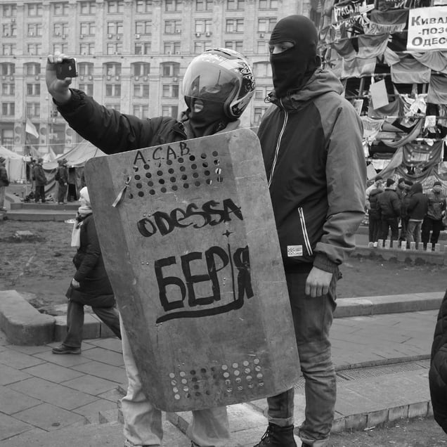 Ukraine Revolution, Kiev, February 2014 © Alfred Yaghobzadeh