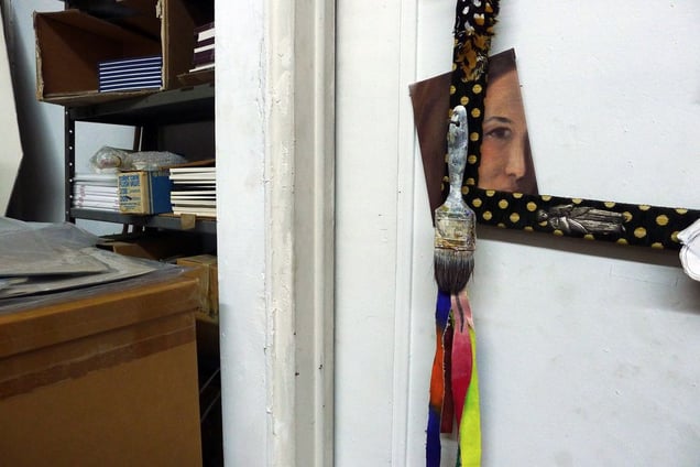 Susan Weil's studio © 2013 Christopher Rauschenberg