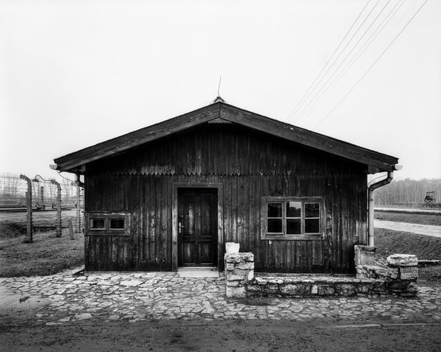 Cabin of the section commander at the train ramp - KL Auschwitz II Birkenau
