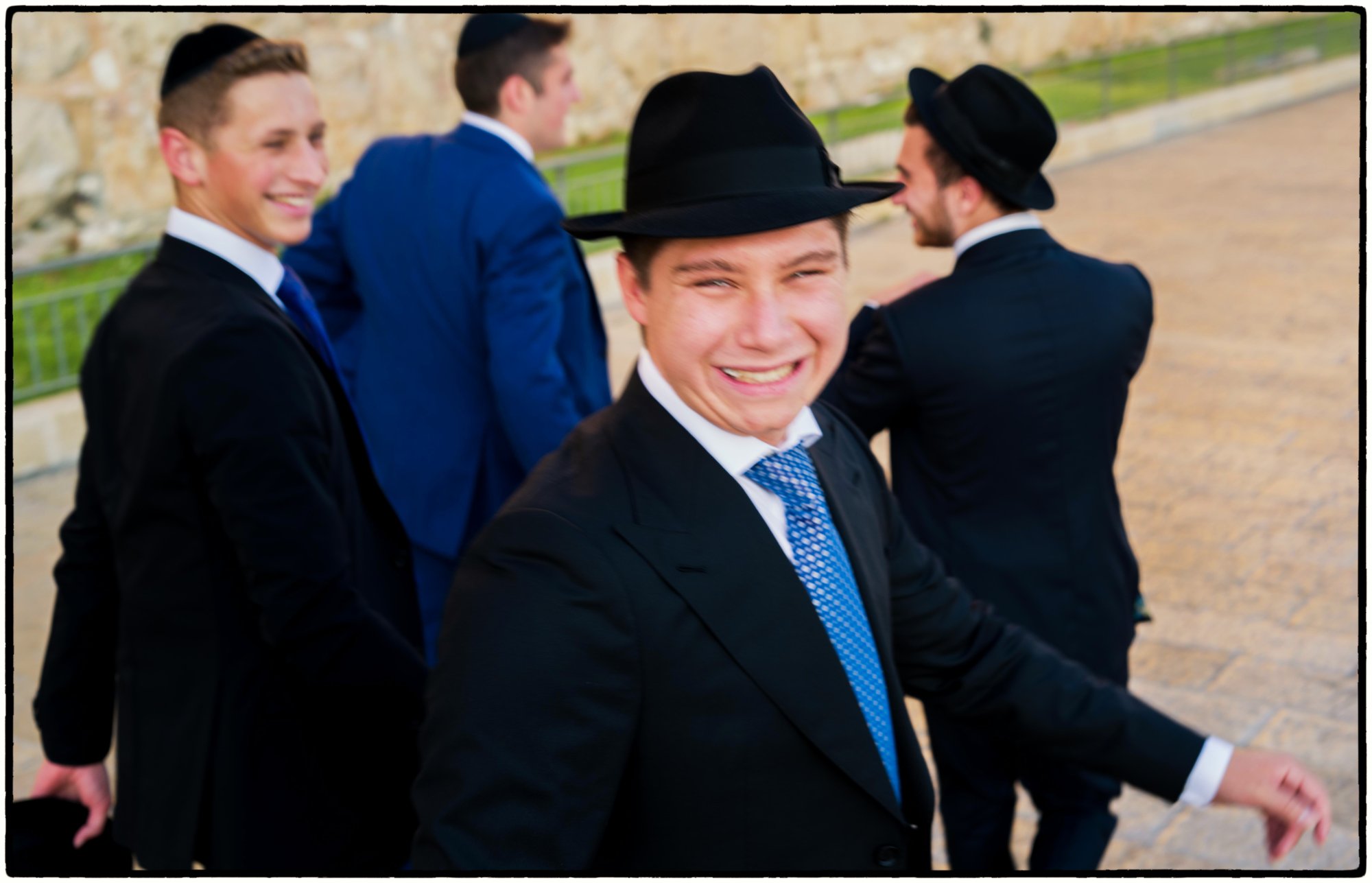 Israel Portait on Street of Jerusalem