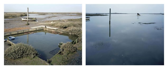 Grand Prize Winner, Portfolio Category Lens Culture International Exposure Awards 2011
Brancaster Staithe, Norfolk. 10 March 2005. Low water 1:15 pm, high water 6:20 pm, from the series Sea Change © Michael Marten