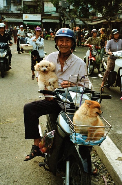Morning at Xom Chieu Market