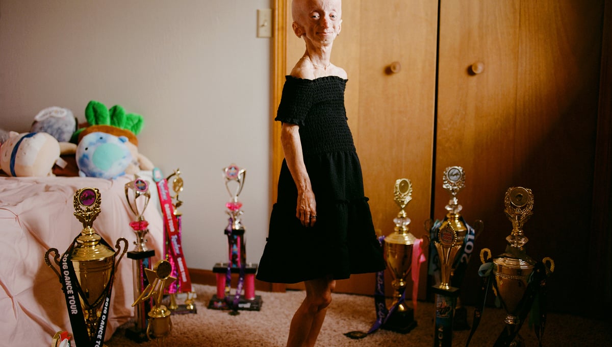 Kaylee and her Dance Trophies