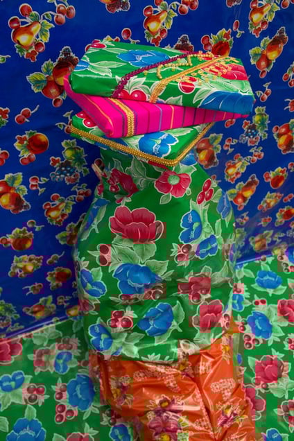 Oil Cloth, from the Series "Cast No Evil"