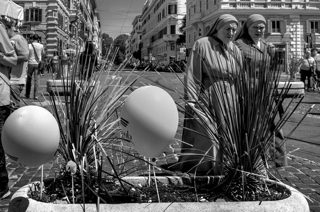 Vatican balloons
