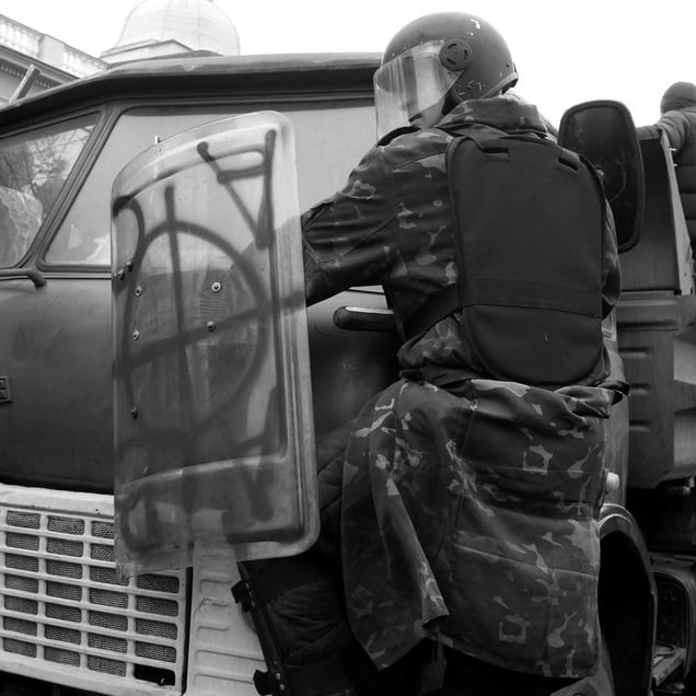 Ukraine Revolution, Kiev, February 2014 © Alfred Yaghobzadeh