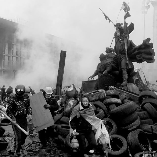 Ukraine Revolution, Kiev, February 2014 © Alfred Yaghobzadeh