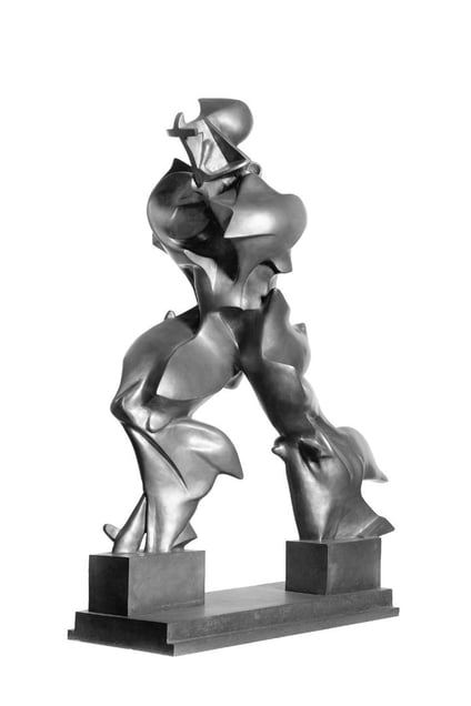 Umberto Boccioni: Forme uniche della continuità nello spazio, 1913 © Akademie Der Kunste, Kunsthalle Mannheim