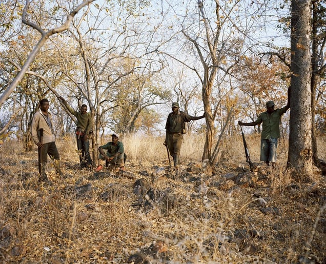 hunting party, zimbabwe-from the series 'hunters'-David Chancellor