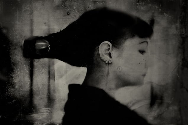 The Ration of What is Remembered to What is Reproduced. 14"x10" Tintype. From the series "Soma" © Michelle Rogers Pritzl