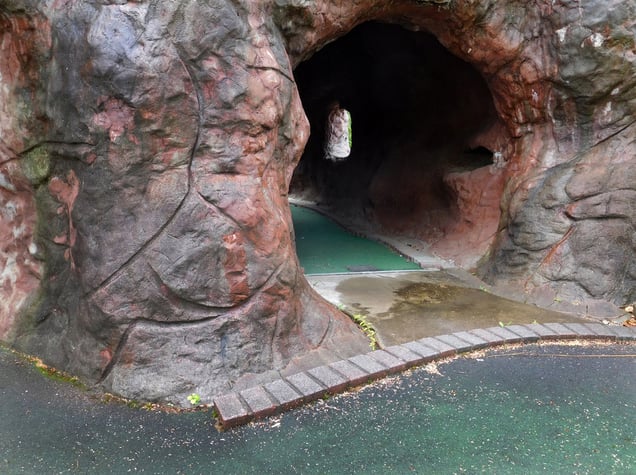 Cave at Abandoned Miniature Golf Course