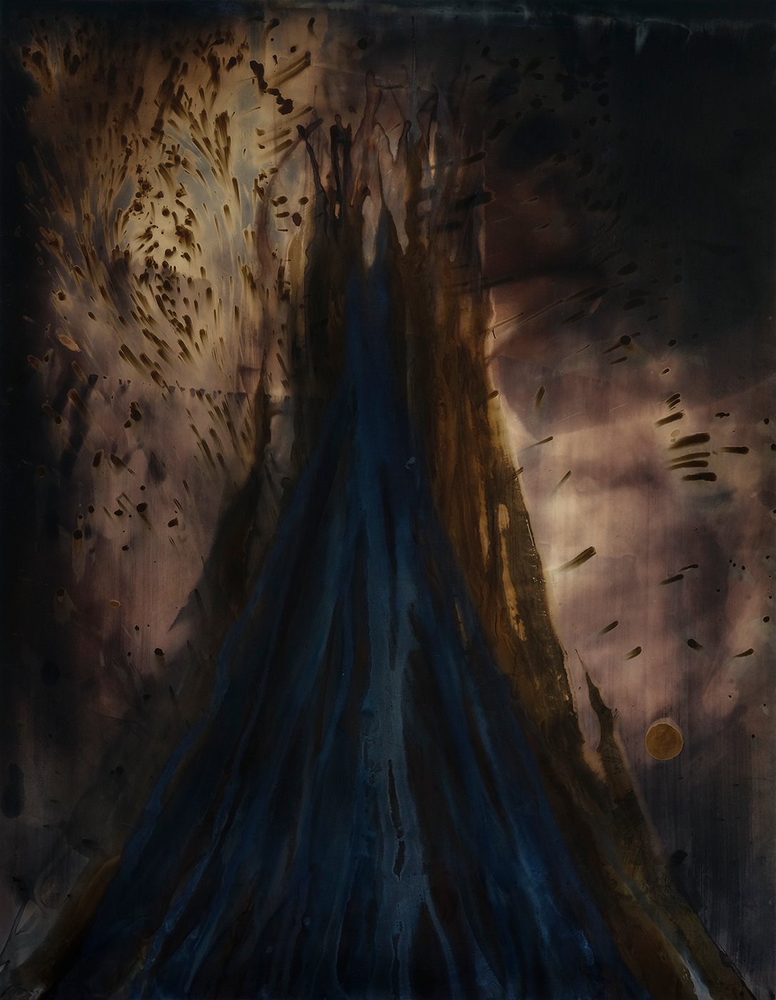 Conclusive, 2024, Chromo Halide Lift Silver Gelatin Print, 1/1 unique original print, from the series "Manifestation of Light and Energy" © Frank Lopez