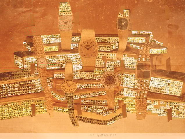 Toronto Gold, NYT, April 22, 1979, Alphabet Stickers. © Sara Cwynar