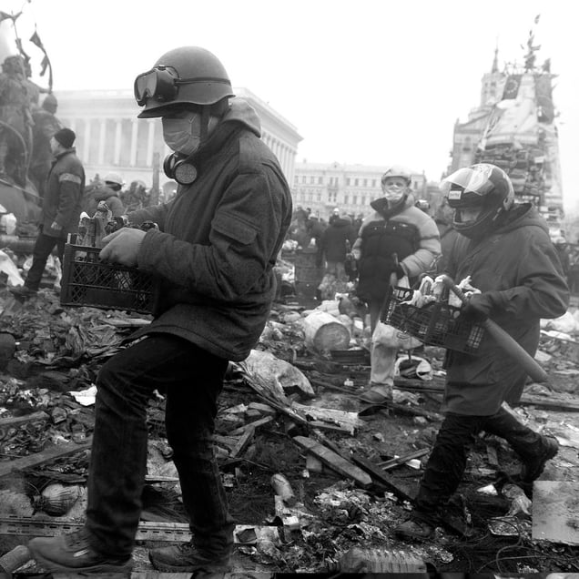 Ukraine Revolution, Kiev, February 2014 © Alfred Yaghobzadeh