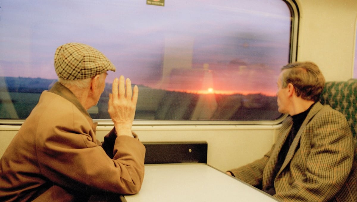 Father and Sunset. From the exhibition "Landscapes" © Tom Wood