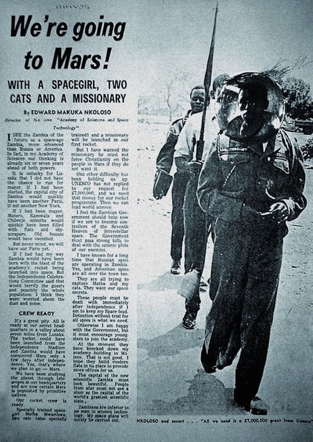 From the series "Afronauts" © Cristina De Middel