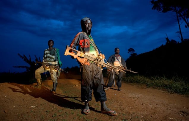 Child Soldiers. From the series "Kids" © Zoran Marinovic
