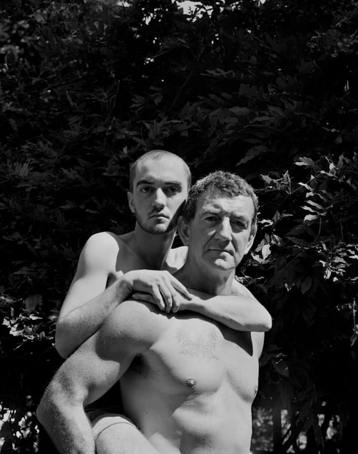 Self-portrait (on Dad)