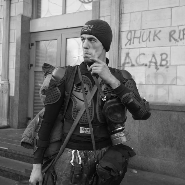 Ukraine Revolution, Kiev, February 2014 © Alfred Yaghobzadeh