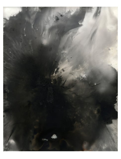 Kofa 2012. 10x8 Unique gunpowder generated gelatin silver print.