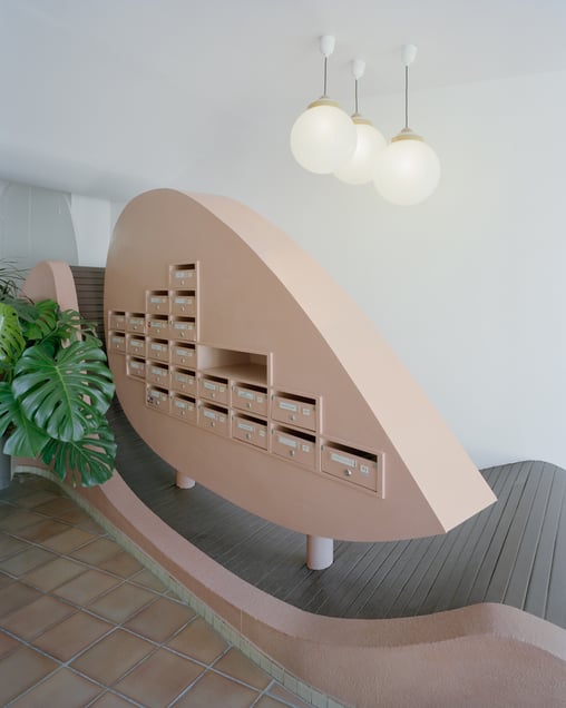 Boîtes aux lettres “Oiseau“ “Résidence du soleil“
Le Couchant de La Grande Motte – 2020
Architect - Jean Balladur