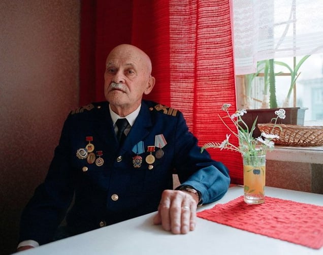 Alexander in His Kitchen. Murmansk, Russia, 2011. From the series "City of Night, City of Day" © Nadia Sablin