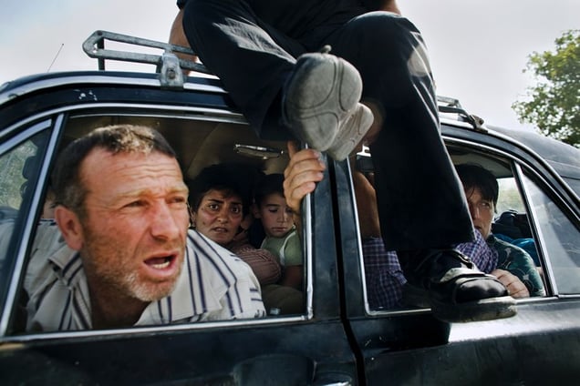 3rd prize Spot News Stories. © Wojciech Grzedzinski, Poland, Napo Images for Dziennik. Georgian conflict, August