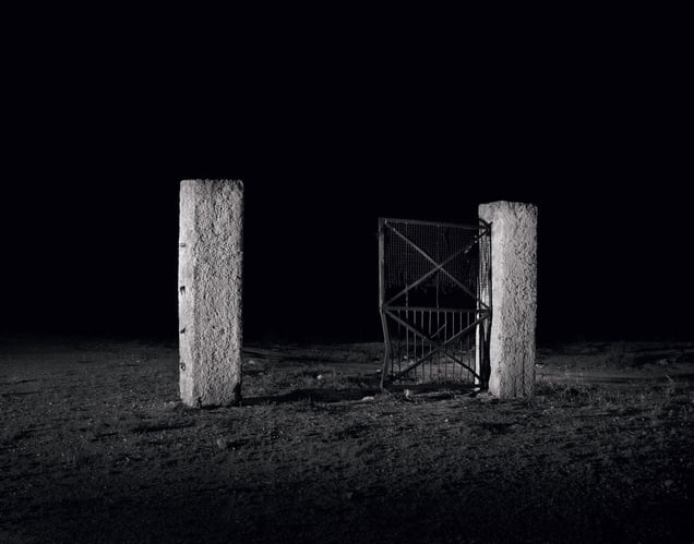British Riders Police Gate, Rahat, Israel.