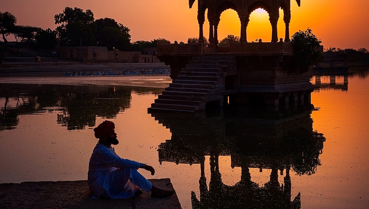 Twilight Reflections, Rajasthan