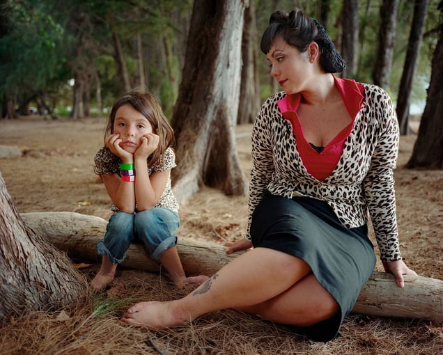 Mother & Daughter, Kanaha Park, Maui 2013
