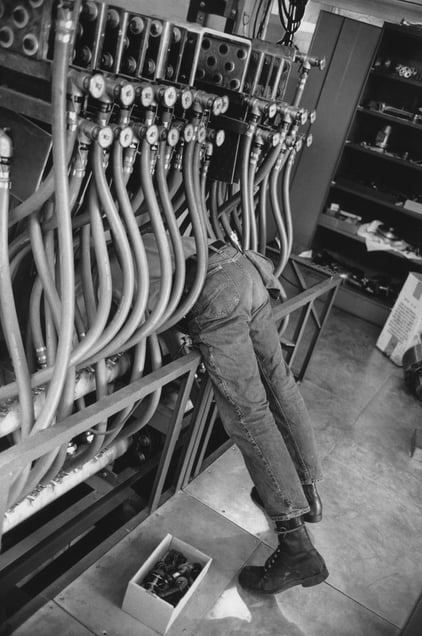 Linear accelerator, Stanford University, United States, 1967 © Henri Cartier-Bresson/Magnum Photos, courtesy Fondation Henri Cartier-Bresson