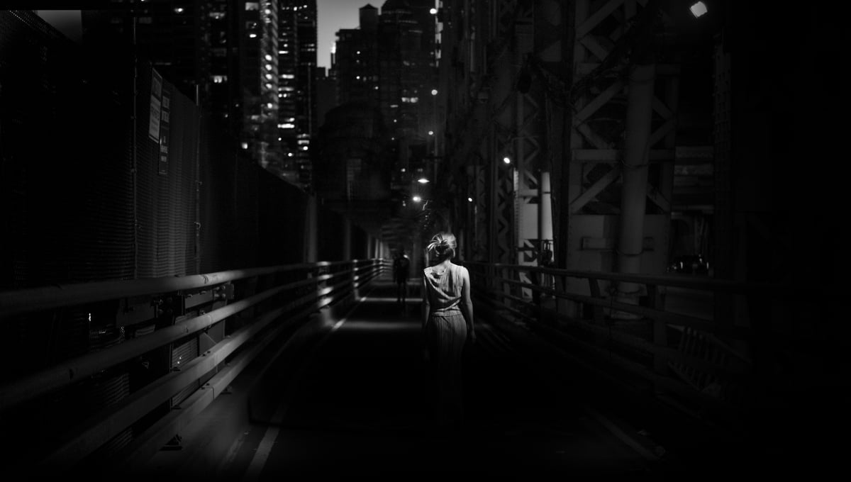 A Woman on a Bridge